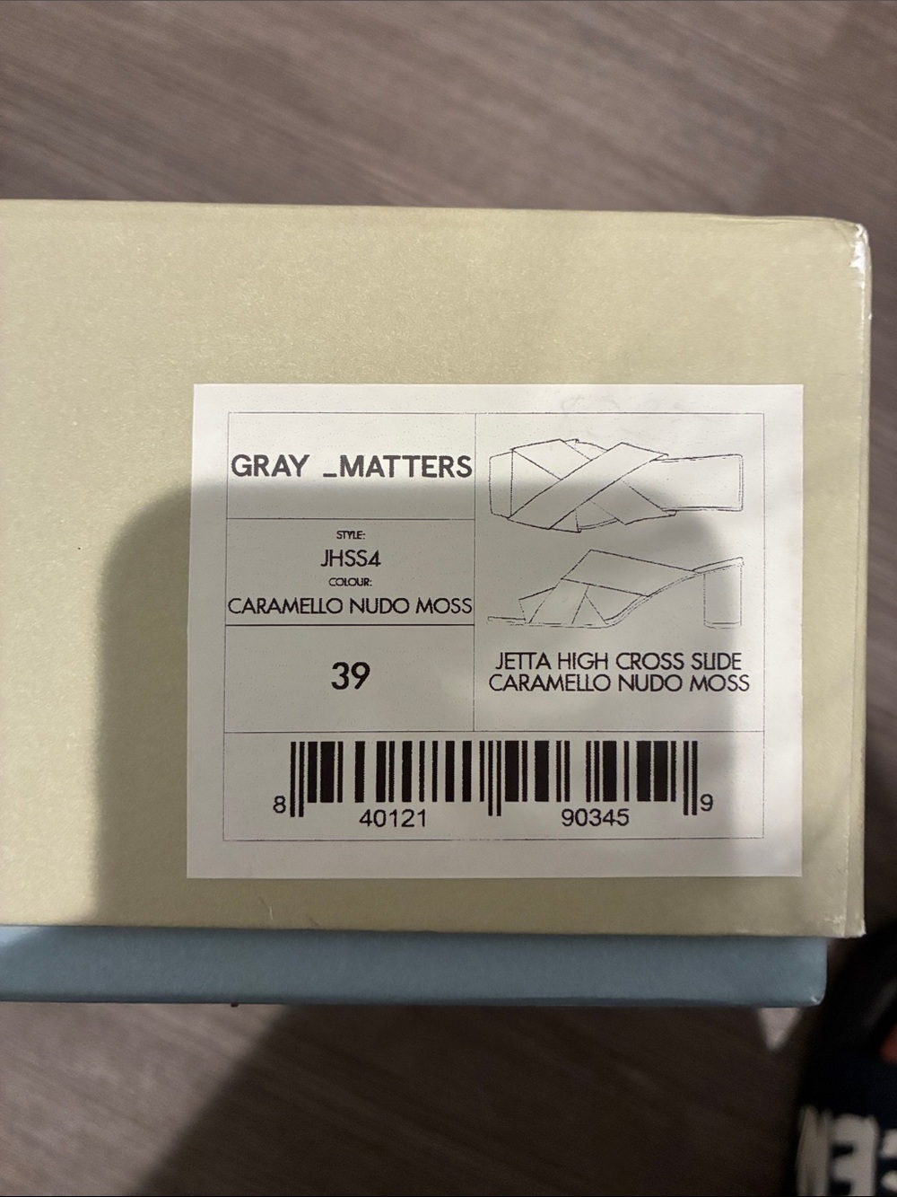 Gray Matters Jetta High Cross Sude Caramello Nudo Moss  (moving-sale) soon - Picture 12 of 13